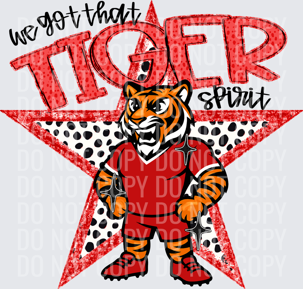 KayndiDesigns 09.26 We Got That Spirit Tiger Red