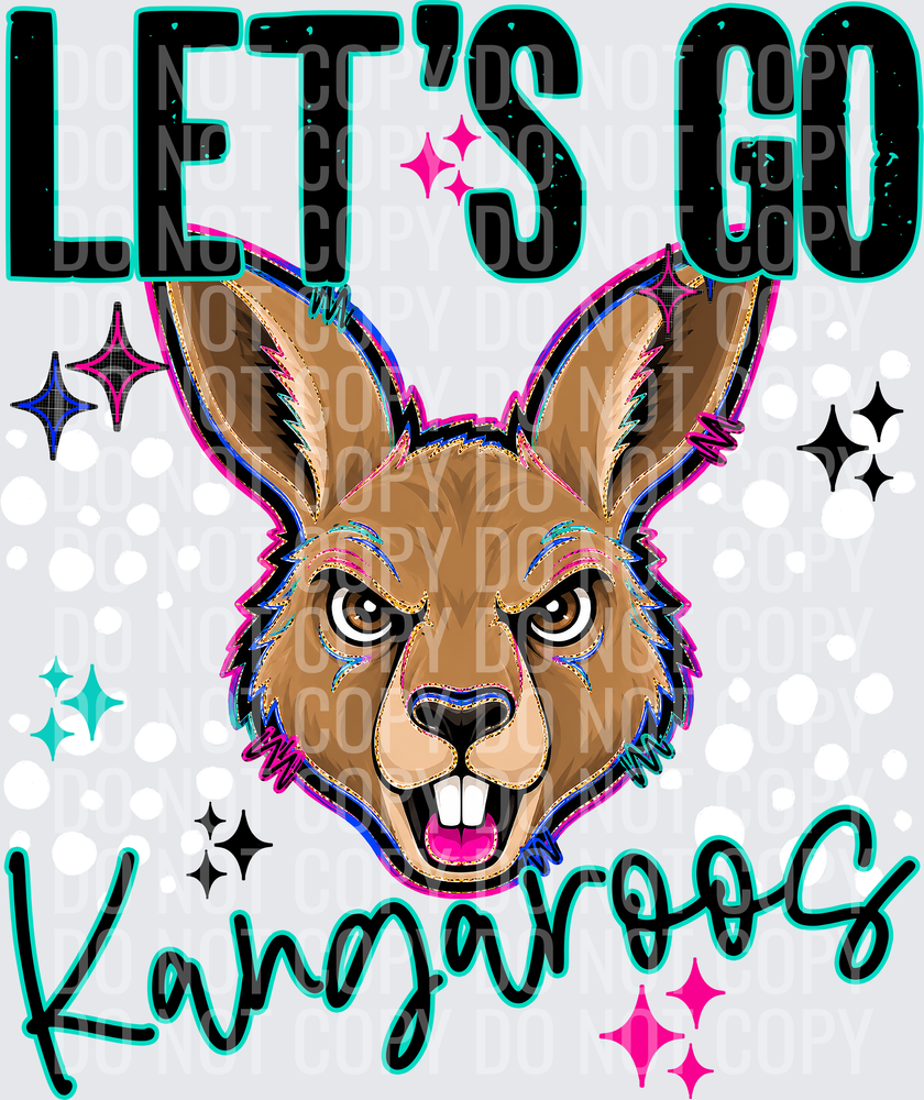 LETS GO MASCOTS KANGAROOS