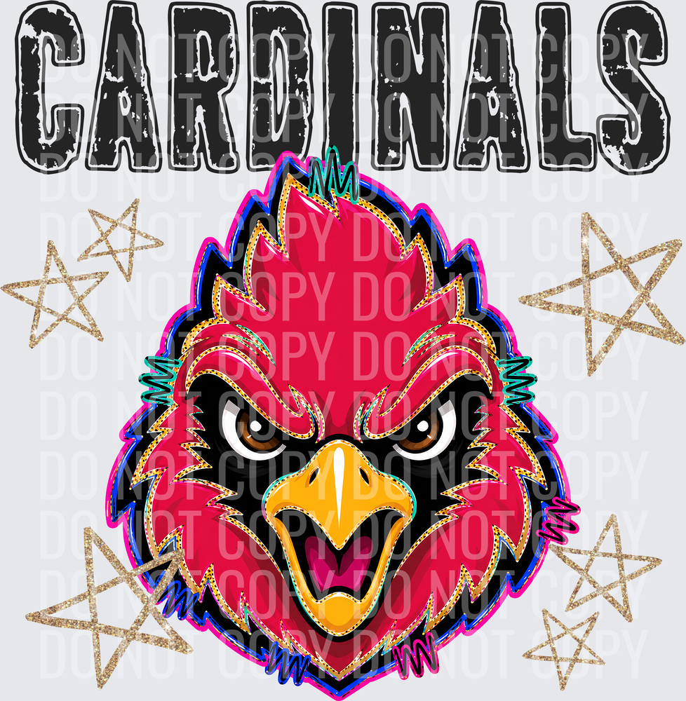 KayndiDesigns 08.26 Grunge Varsity Cardinals