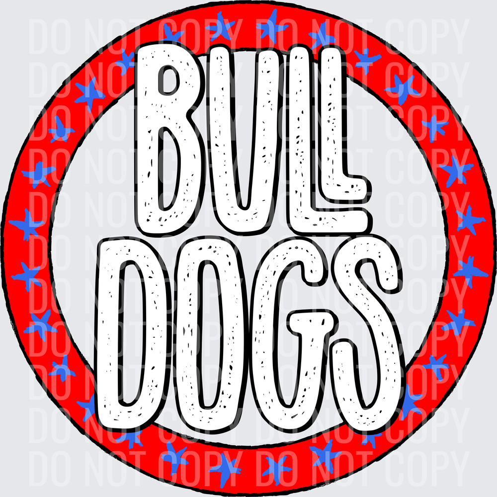 BulldogsStarCircleRedRoyal