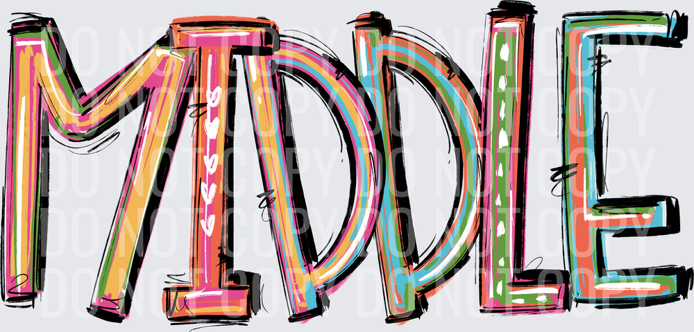 PIXIE SCHOOL WORDS MIDDLE