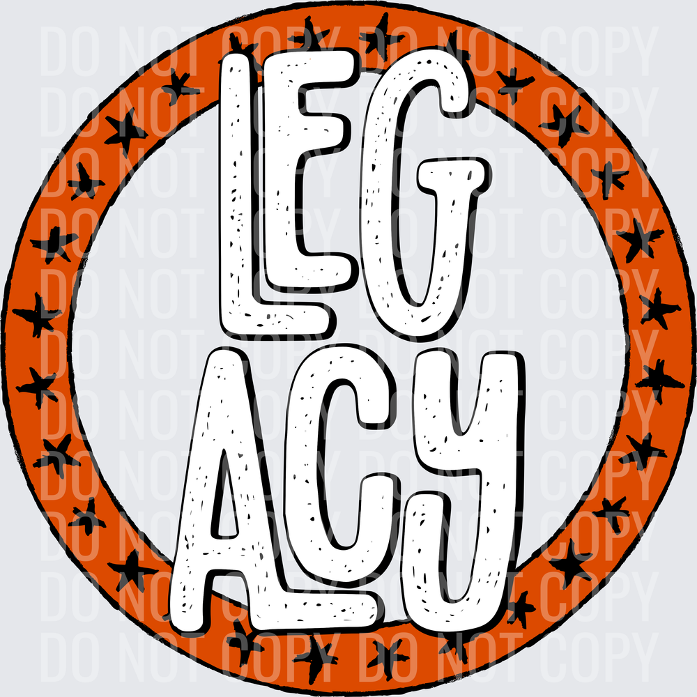 LegacyStarCircle-BurntOrangeBlack