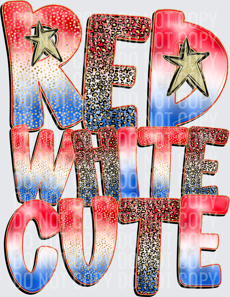 RED WHITE CUTE