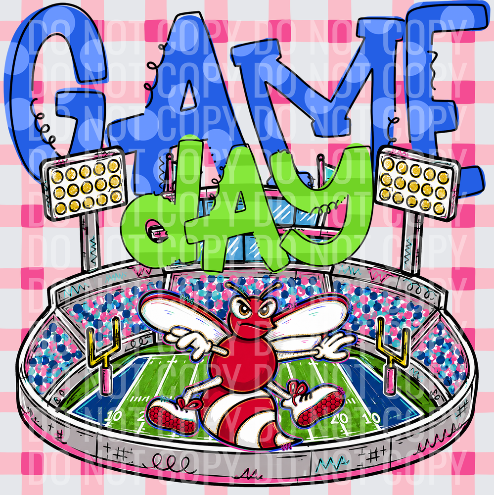 KayndiDesigns 08.26 Game Day Stadium Hornets