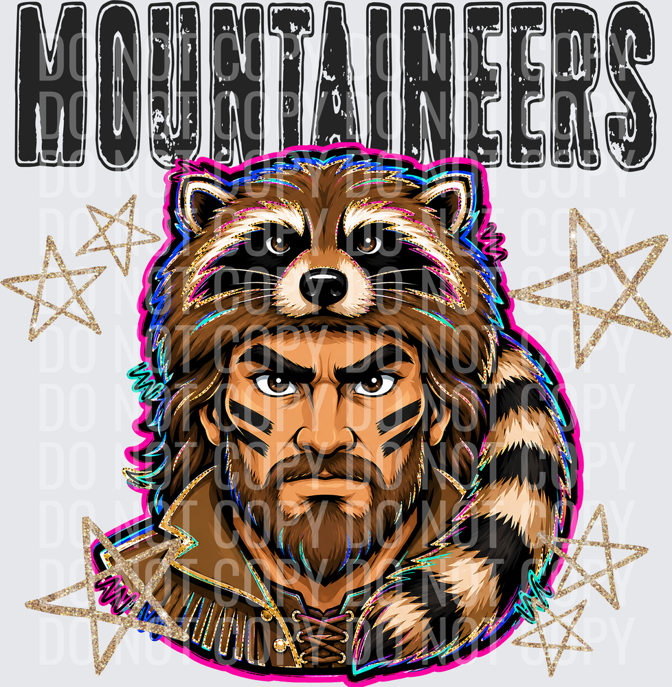 KayndiDesigns 08.26 Grunge Varsity Mountaineers