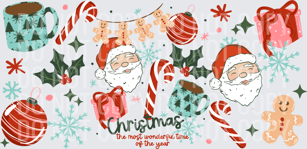 christmas things light skintone 16oz wrap