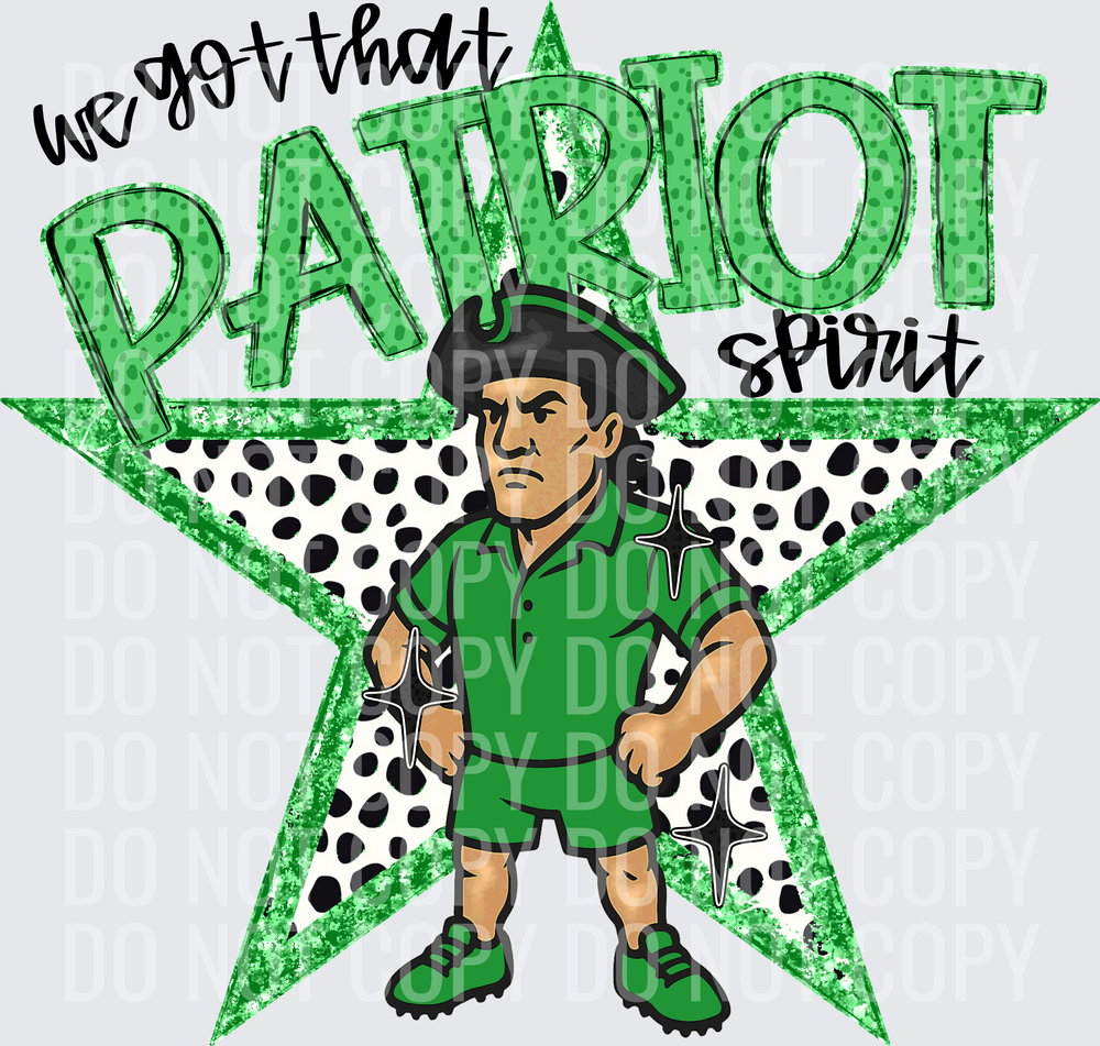 KayndiDesigns 09.26 We Got That Spirit Patriot Green