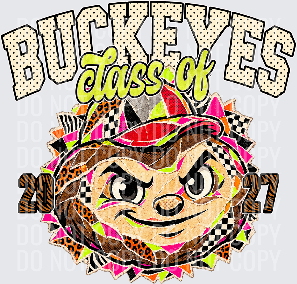 KayndiDesigns 10.26 Class of 2027 Bright Buckeyes