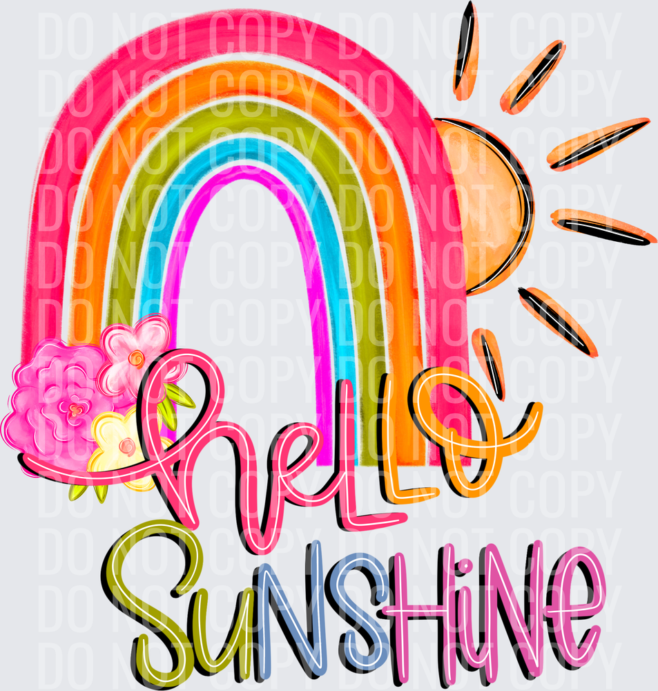 hello sunshine rainbow