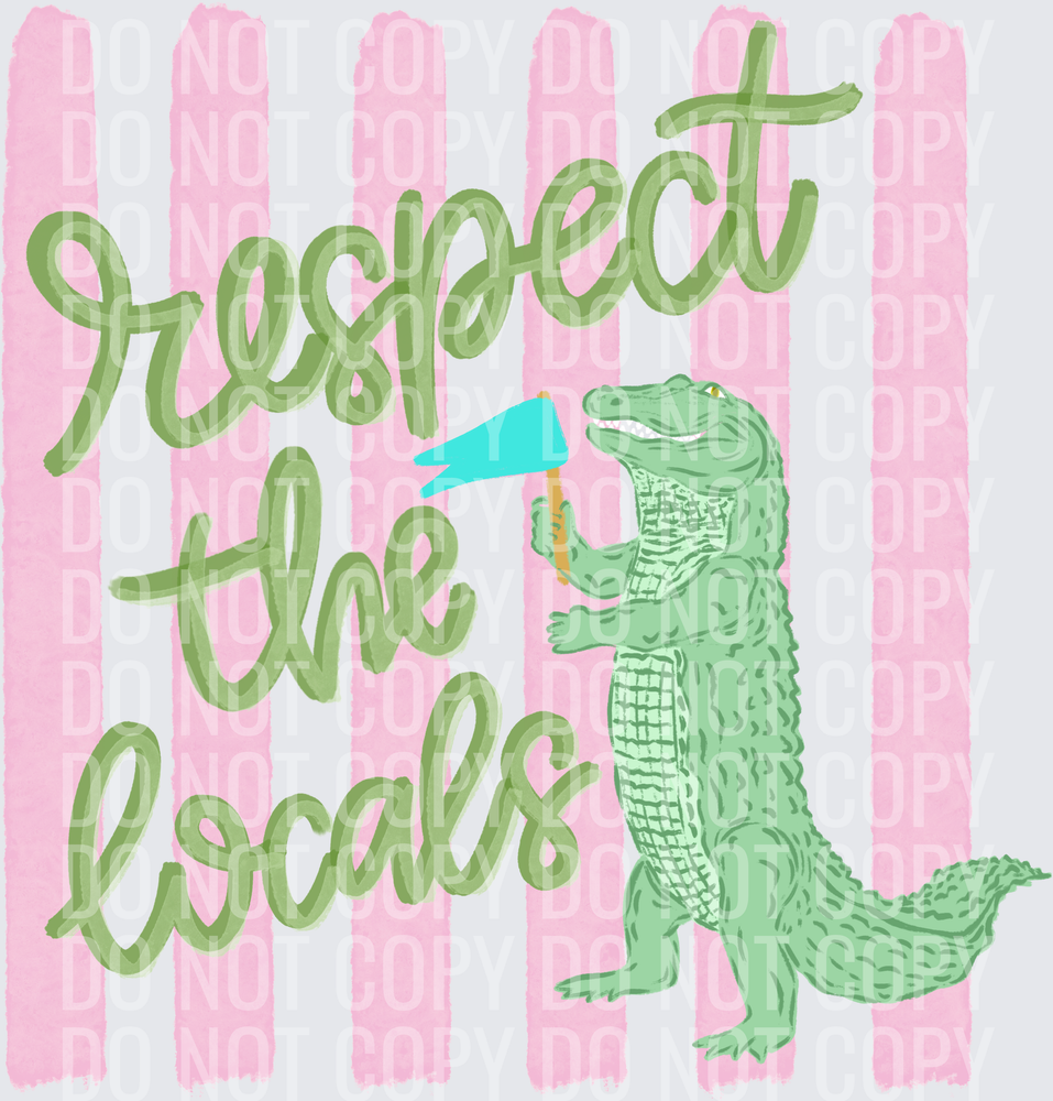 Respect the locals