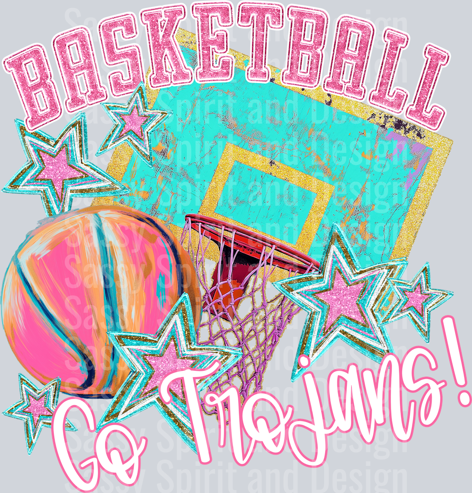 BRIGHT BASKETBALL GO TROJANS