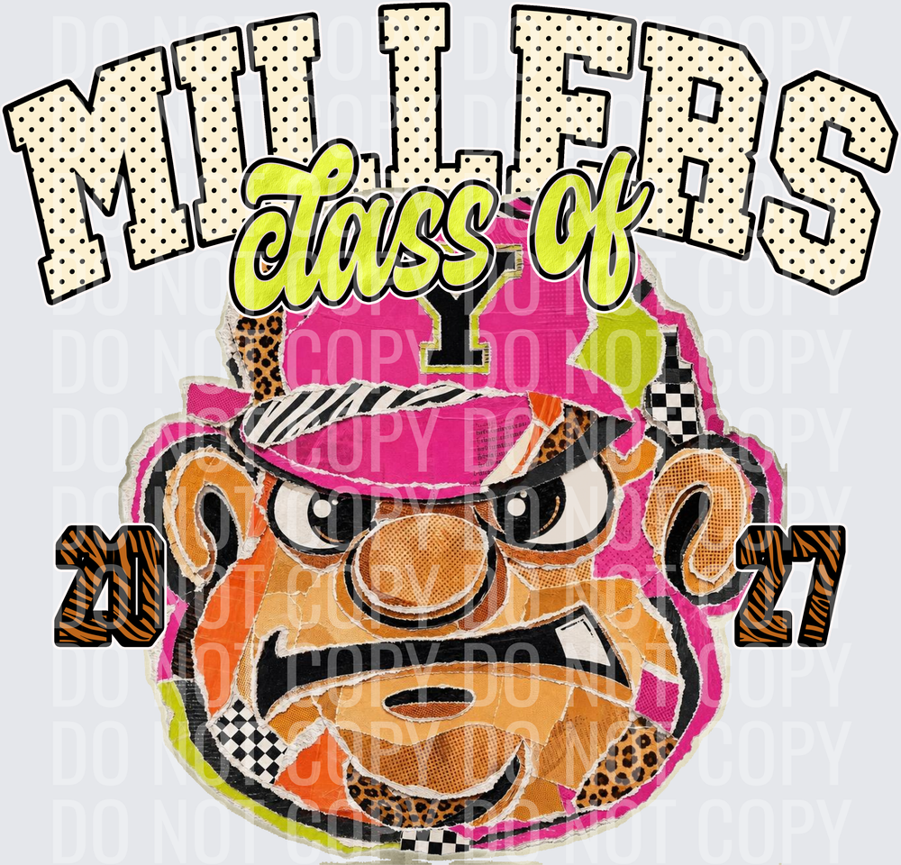 KayndiDesigns 10.26 Class of 2027 Bright Millers