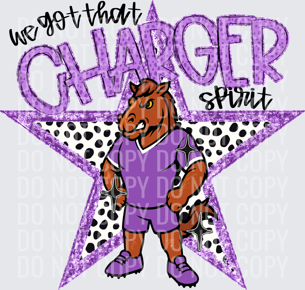 KayndiDesigns 09.26 We Got That Spirit Charger Purple