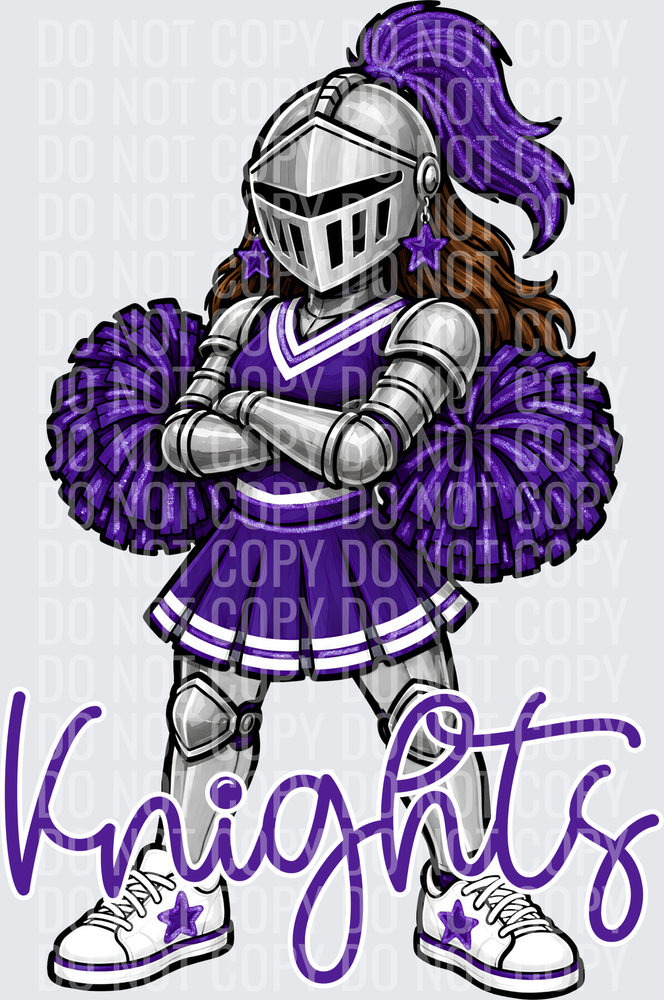 Knights Cheer Purple