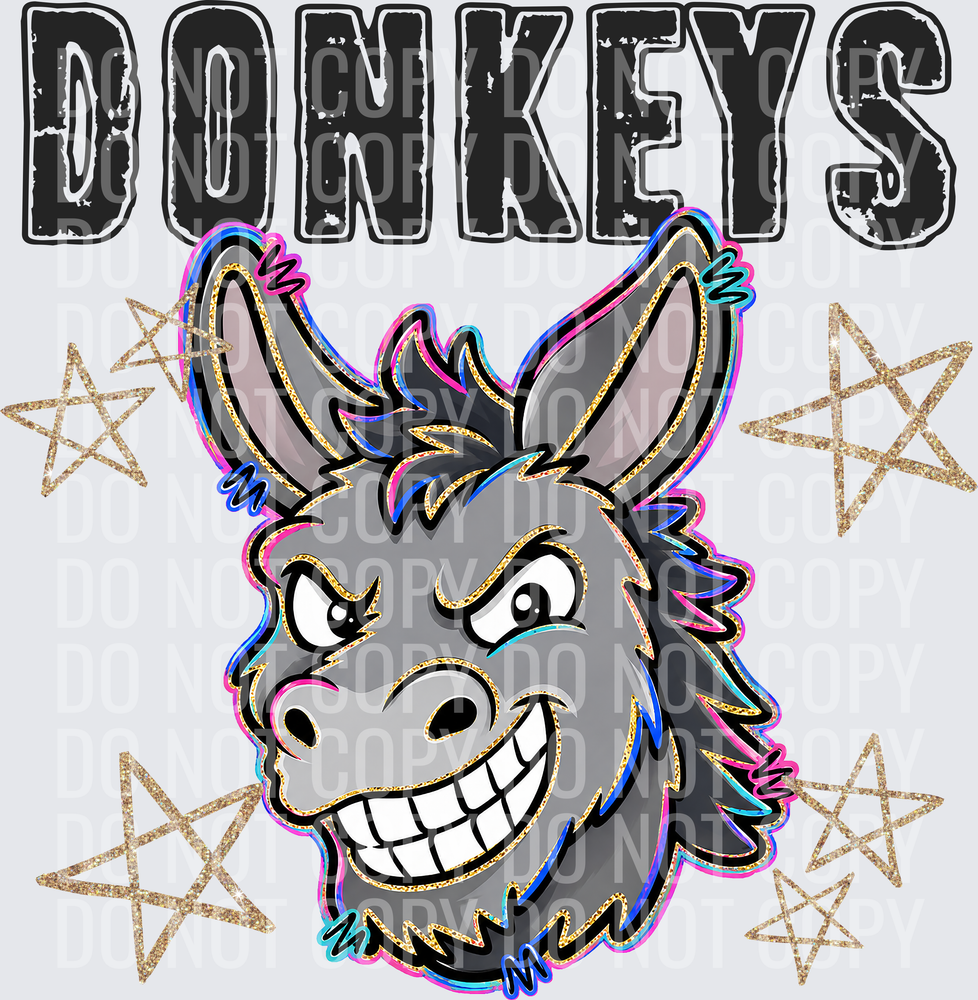 KayndiDesigns 08.26 Grunge Varsity Donkeys