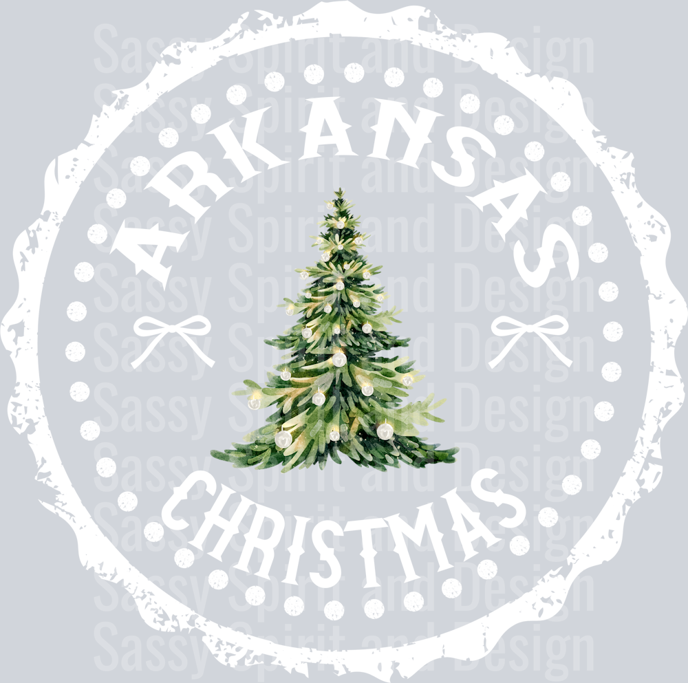 STATE CHRISTMAS STAMP Arkansas