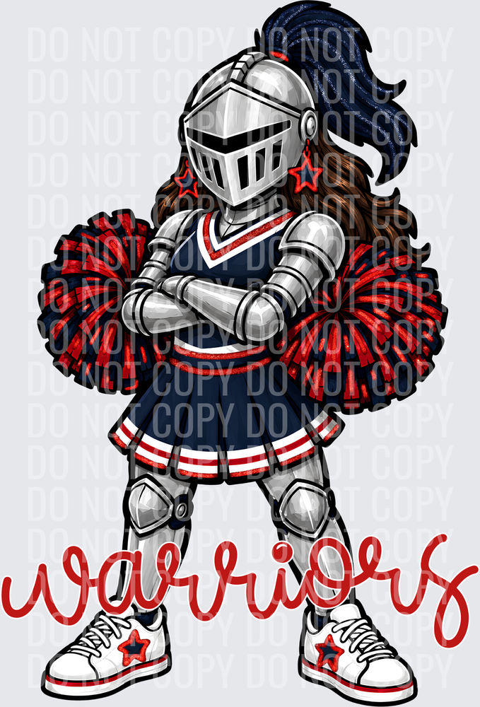 Warriors Cheer Red Navy
