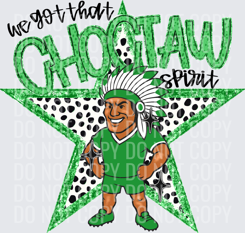 KayndiDesigns 09.26 We Got That Spirit Choctaw Green