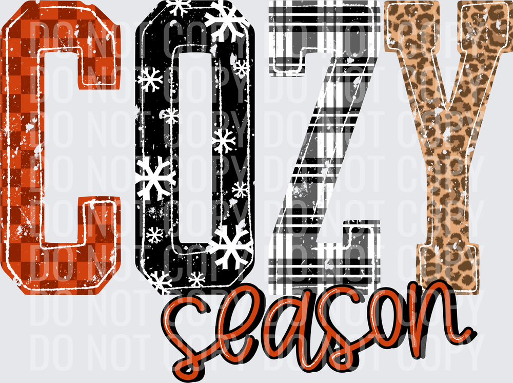 Leopard winter cozy season