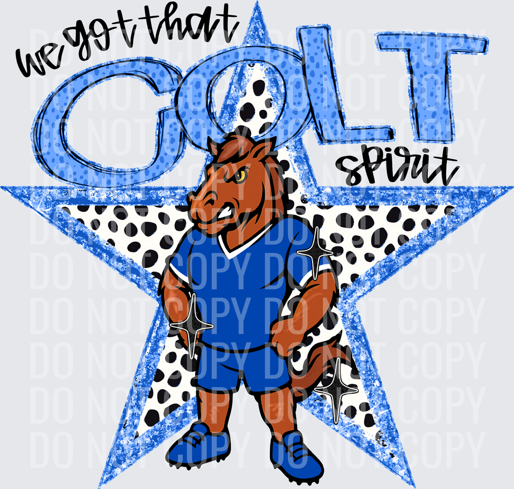 KayndiDesigns 09.26 We Got That Spirit Colt Blue