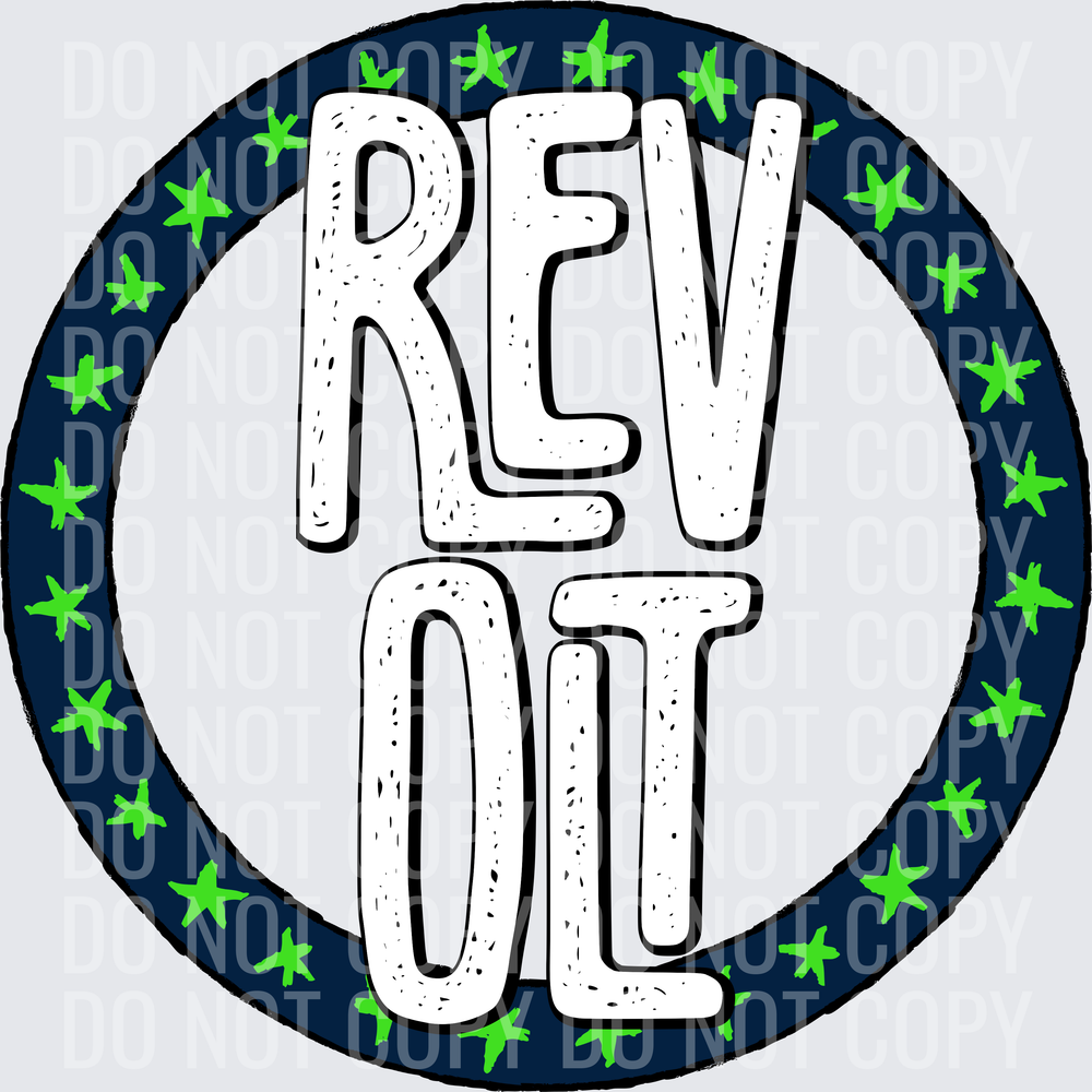 RevoltStarCircle-NavyLimeGreen
