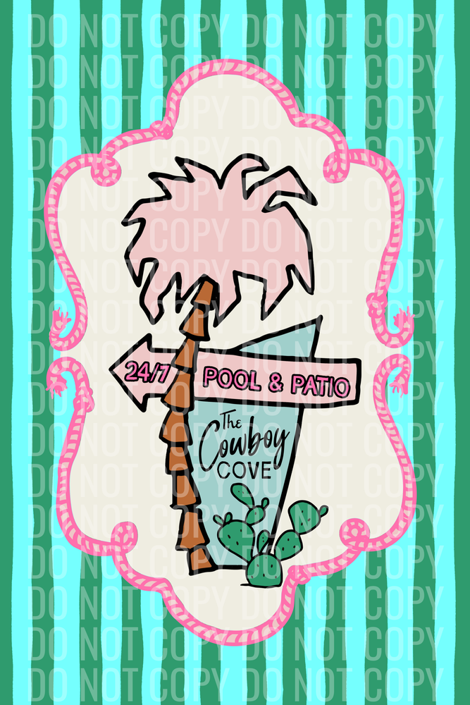 KayndiDesings 05.26 The Cowboy Cove Garden Flag Design