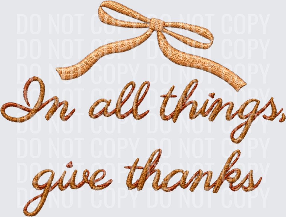in all things give thanks_