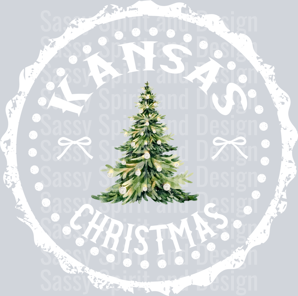 STATE CHRISTMAS STAMP Kansas