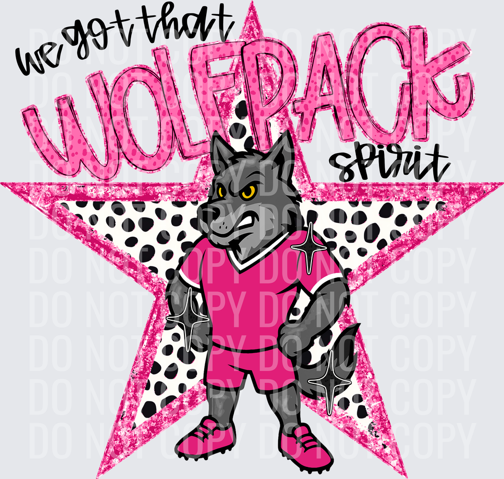 KayndiDesigns 09.26 We Got That Spirit Wolfpack Pink