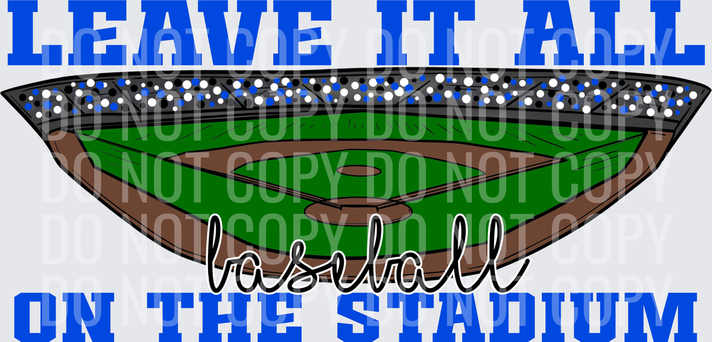 Baseball blue
