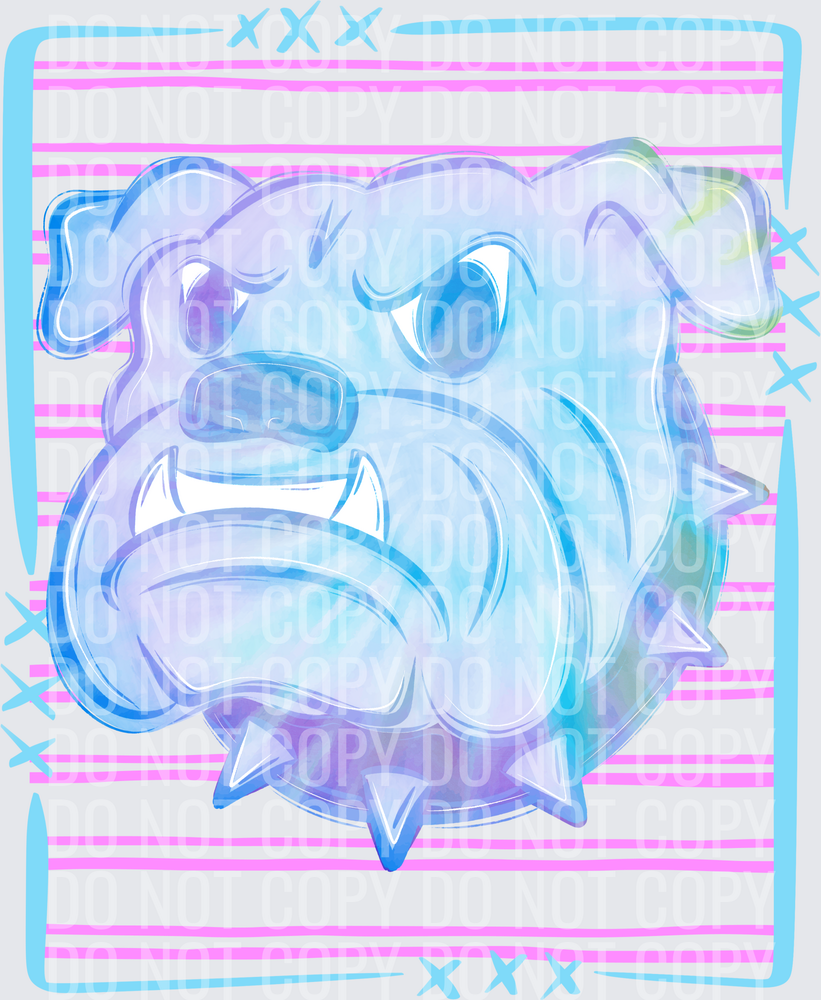 KayndiDesigns 05.26 TieDye Stripe Bulldog