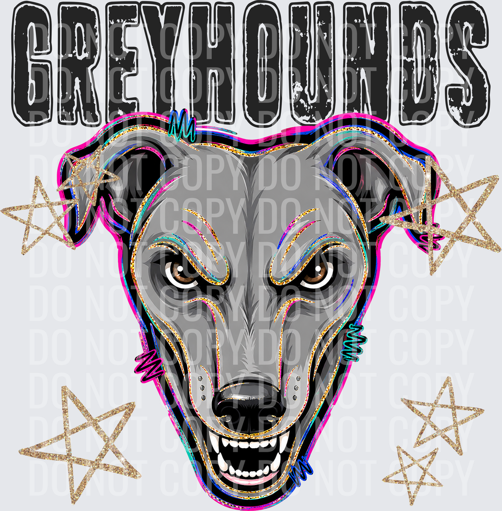 KayndiDesigns 08.26 Grunge Varsity Greyhounds
