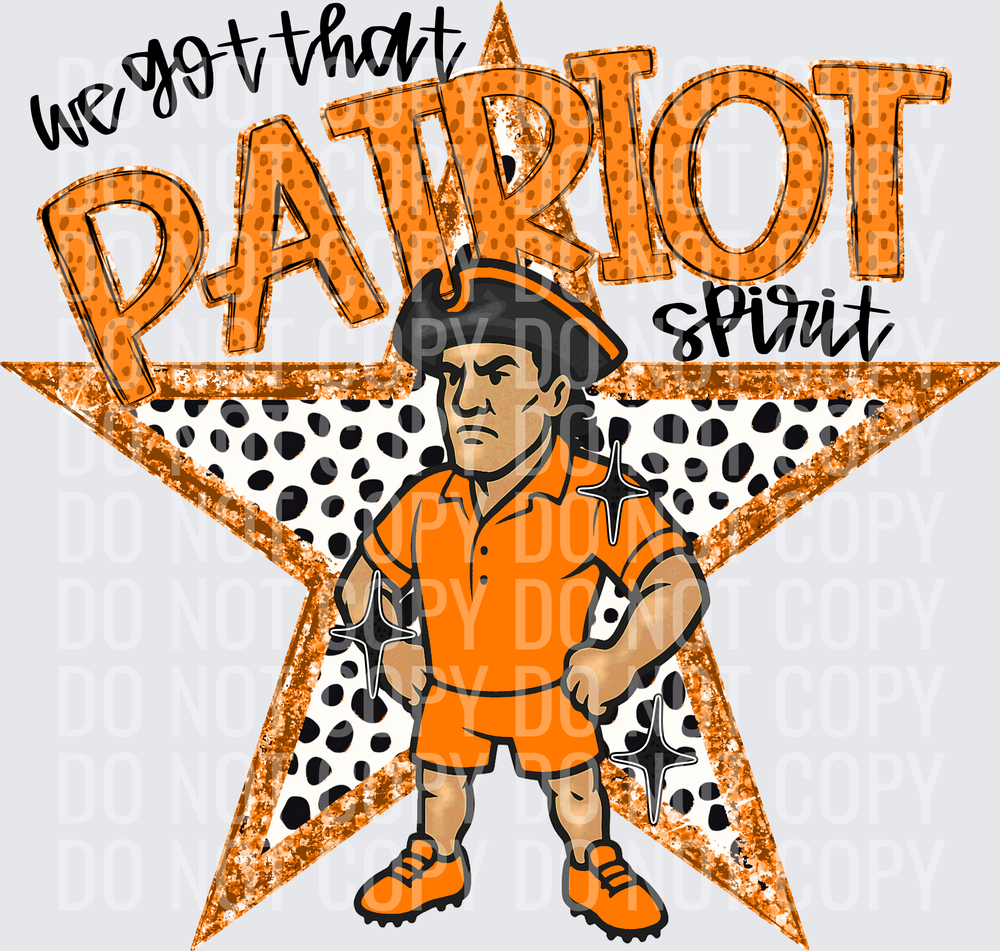 KayndiDesigns 09.26 We Got That Spirit Patriot Orange