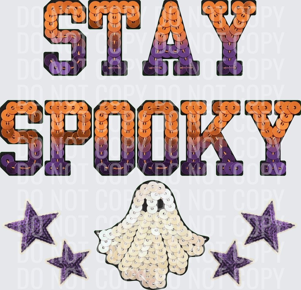 STAY SPOOKY SEQUINS HWDS