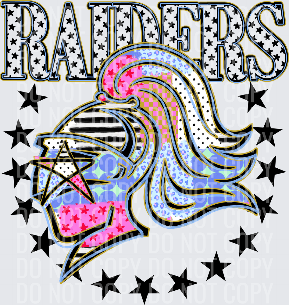 KayndiDesigns 09.26 Patchwork Varisty Stars Raiders 2