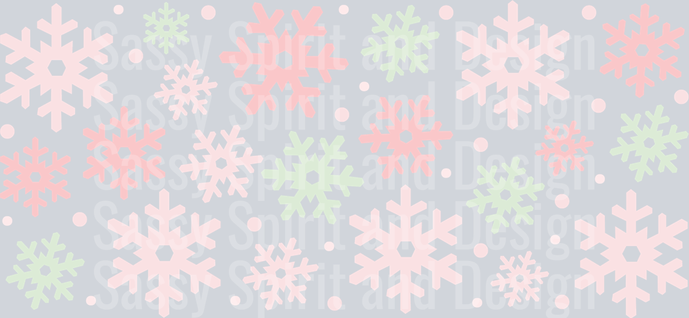 Pastel Snowflakes PNG