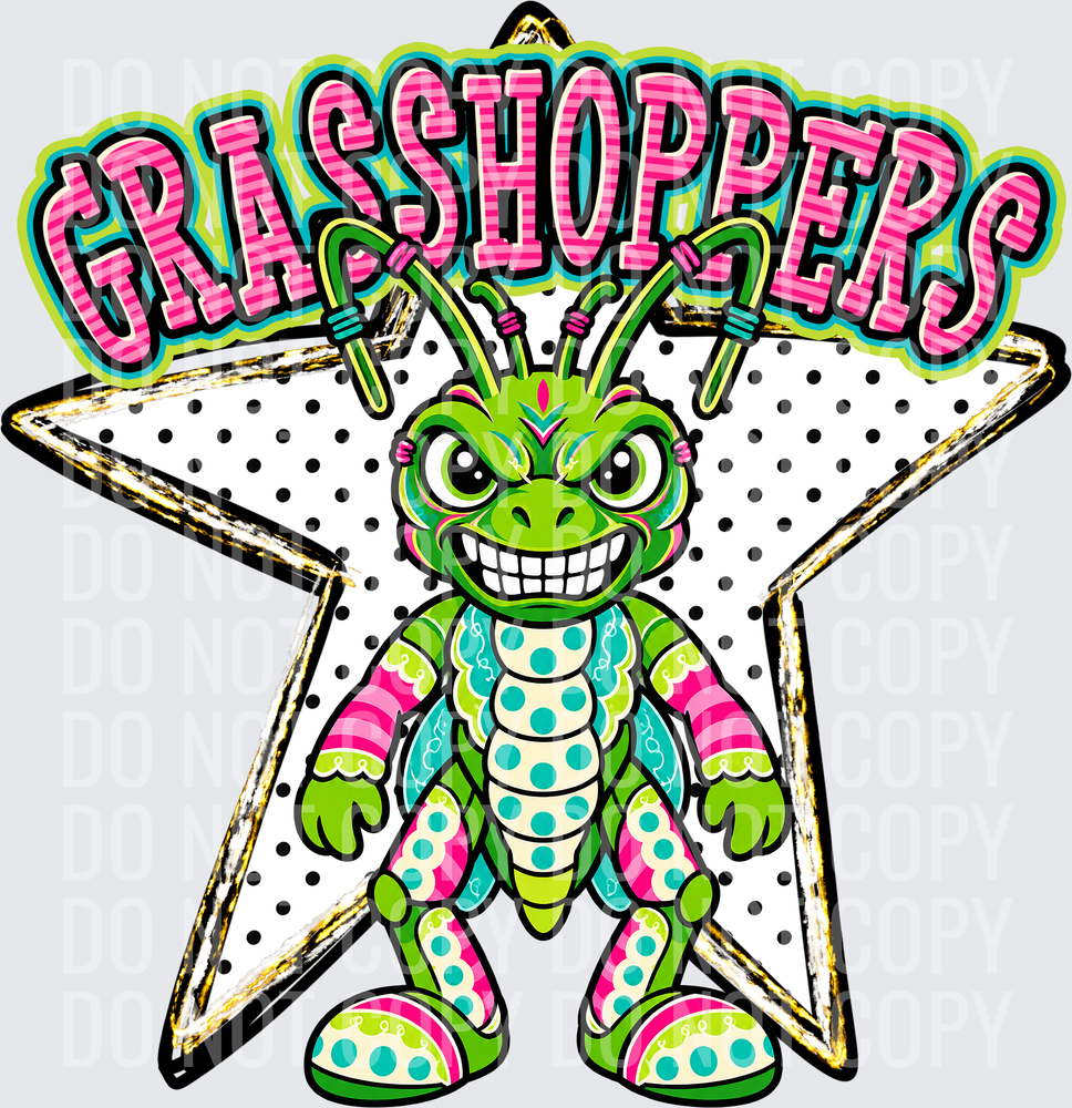 KayndiDesigns 10.26 Pattern Parade Star Grasshoppers