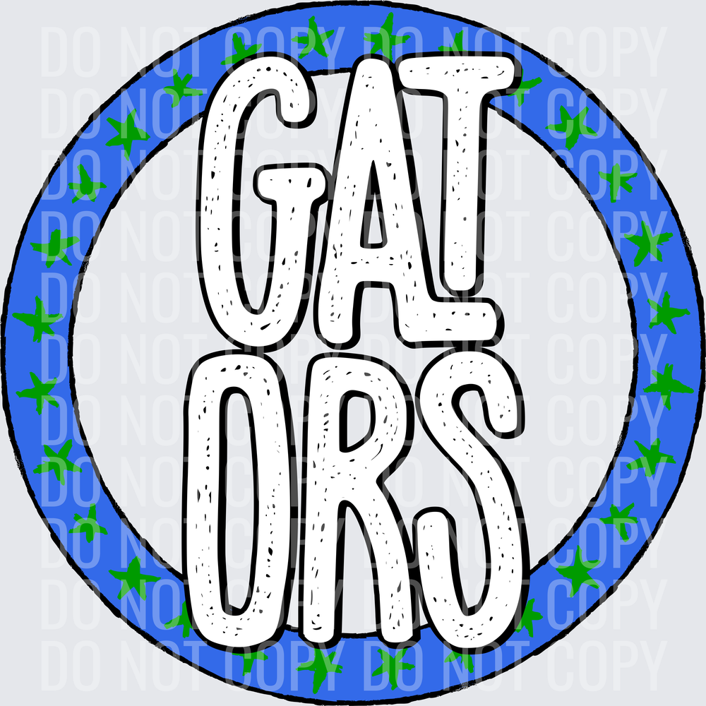 GatorsStarCircleRoyalGreen