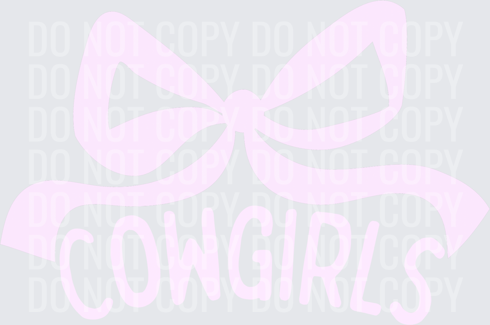 Cowgirls bow