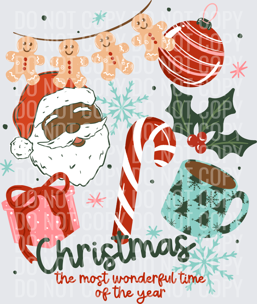 Christmas things dark skintone