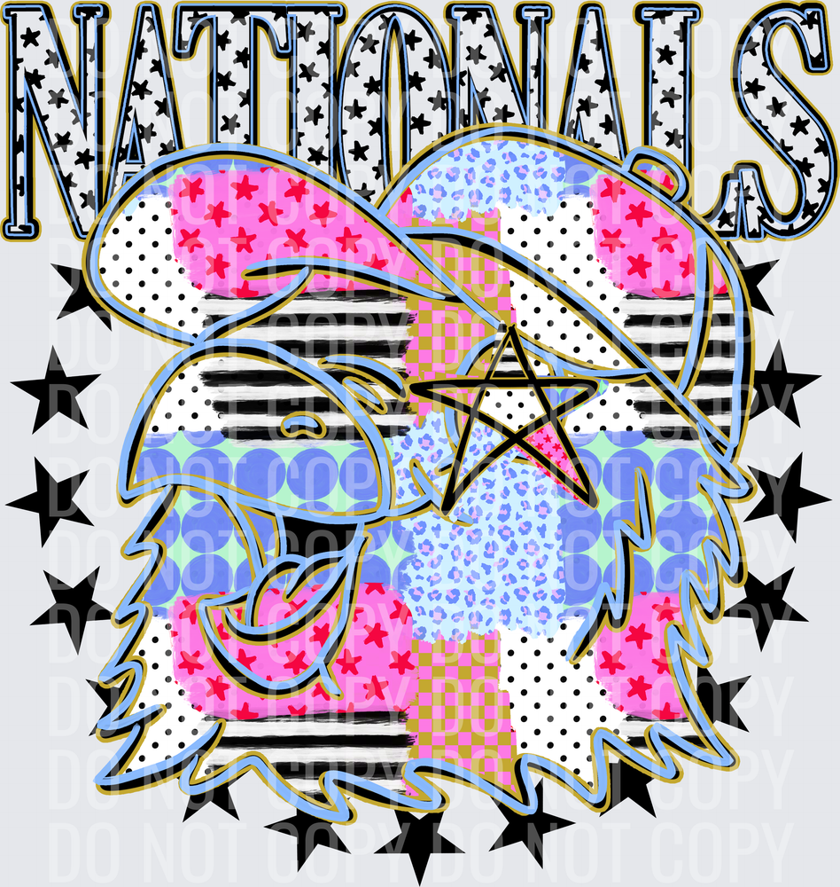 KayndiDesigns 09.26 Patchwork Varisty Stars Nationals