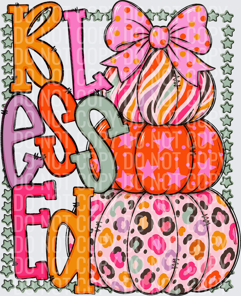 KayndiDesigns 08.26 Blessed Pumpkins Bow