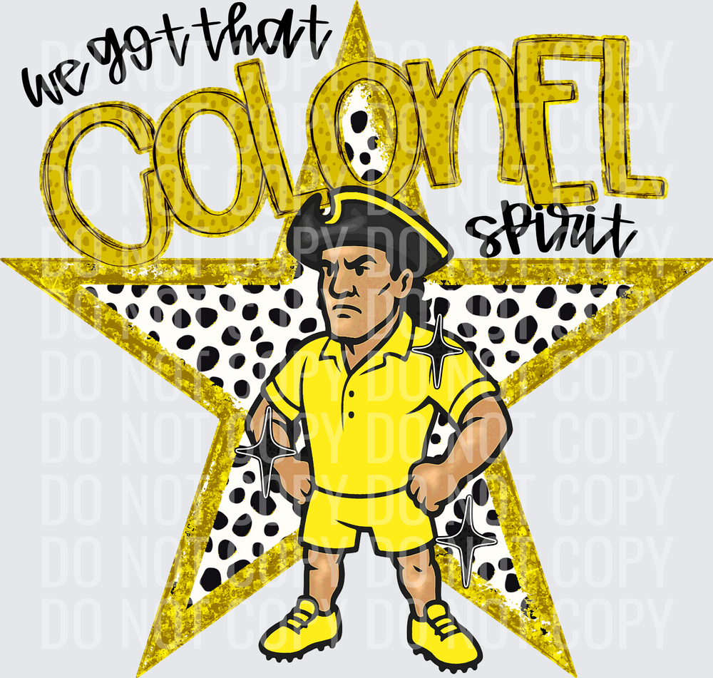KayndiDesigns 09.26 We Got That Spirit Colonel Yellow