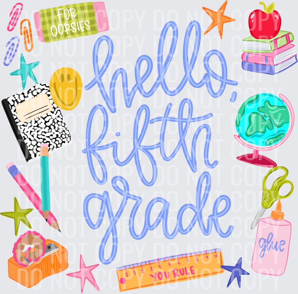 HELLO FIFTH GRADE