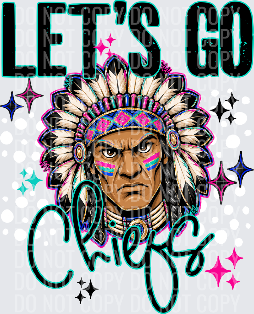 LETS GO MASCOTS CHIEFS