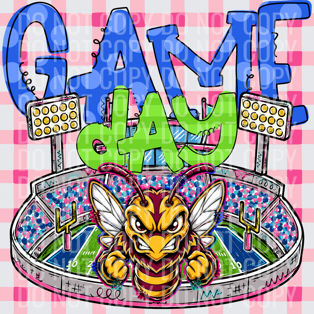 KayndiDesigns 08.26 Game Day Stadium Yellow Jackets 8