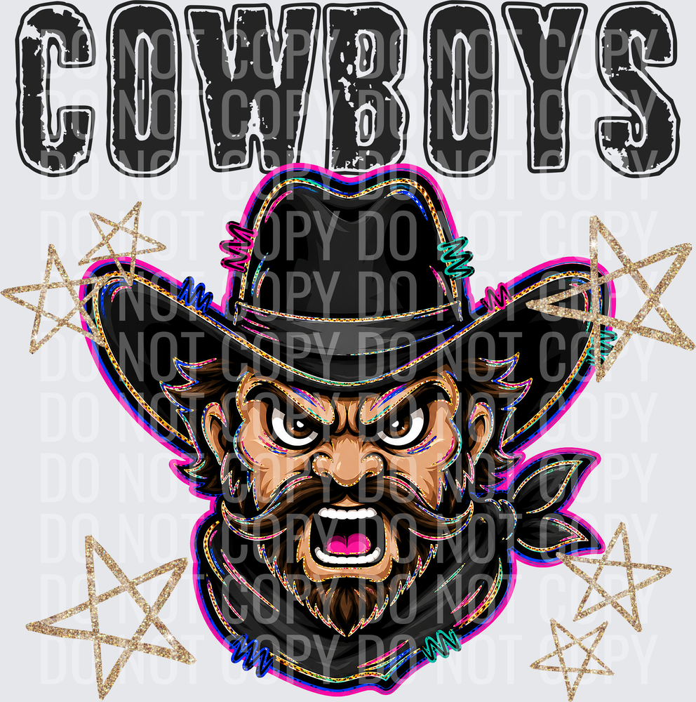 KayndiDesigns 08.26 Grunge Varsity Cowboys
