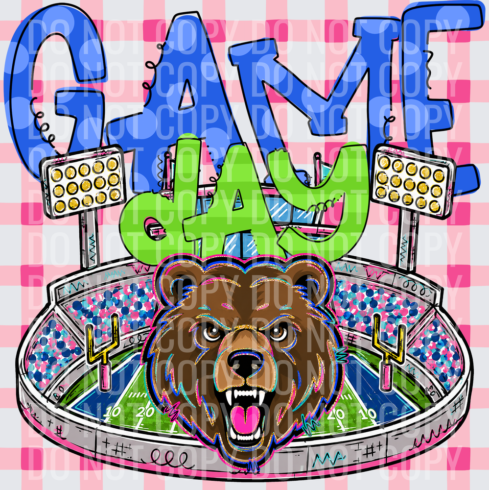 KayndiDesigns 08.26 Game Day Stadium Bears