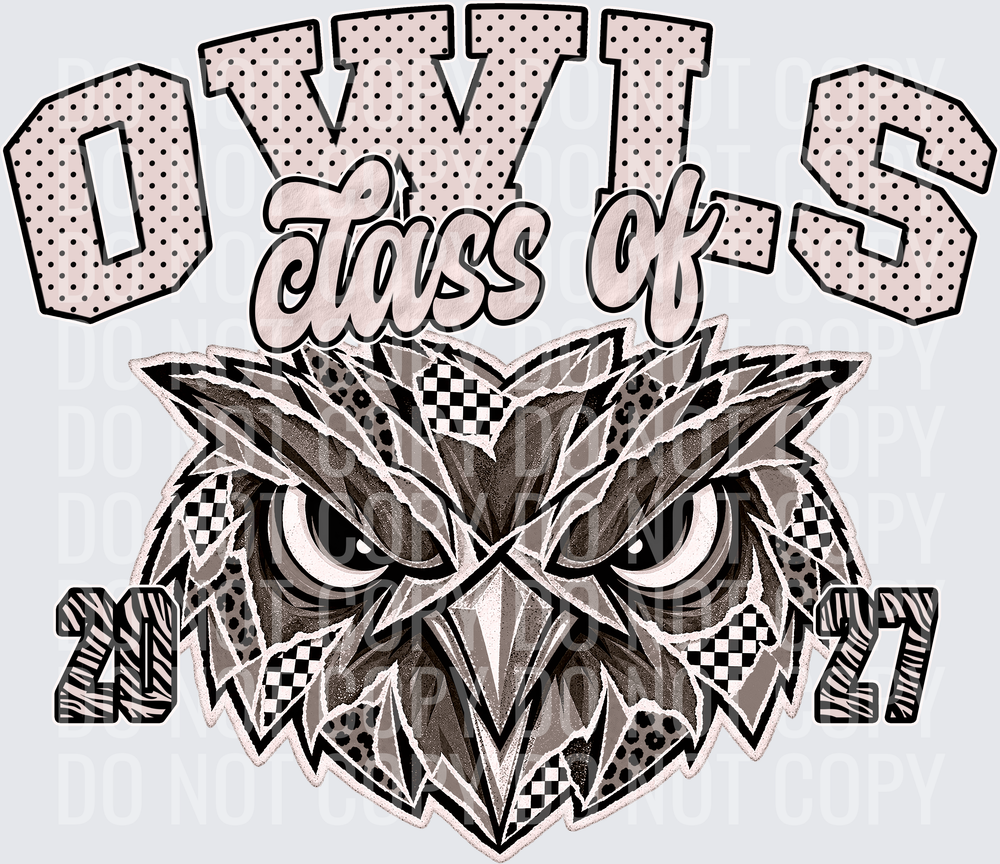 KayndiDesigns 10.26 Class of 2027 Neutral Owls 2