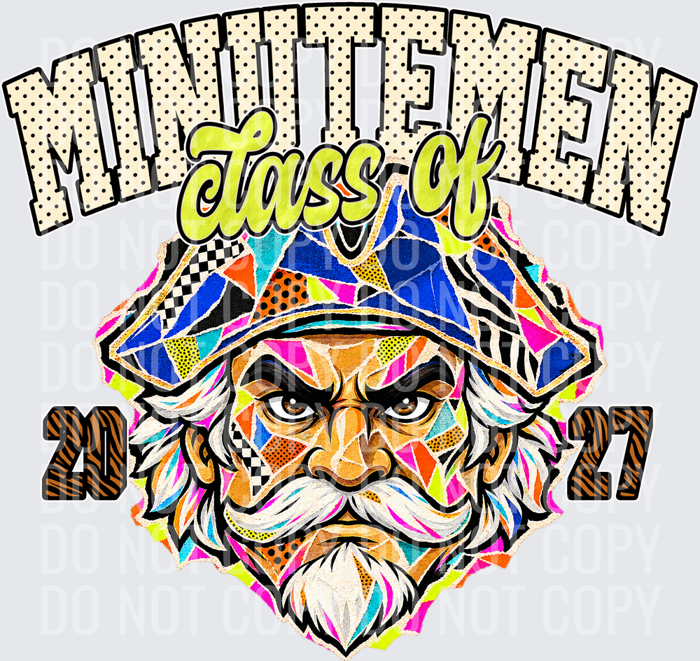 KayndiDesigns 10.26 Class of 2027 Bright Minutemen 2